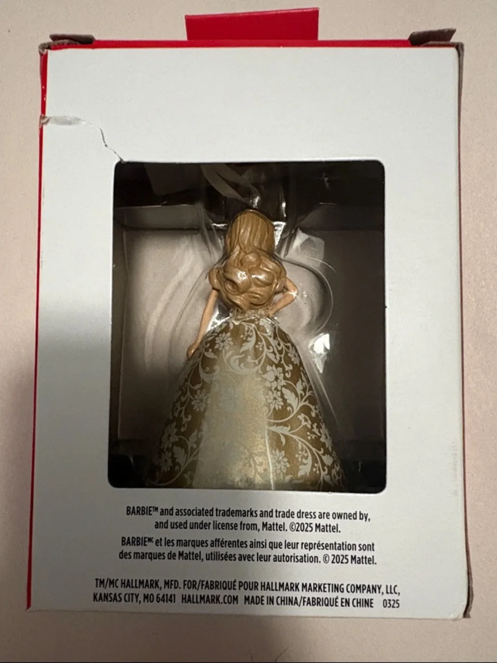 2025 Hallmark Barbie ornament - Picture 2 of 3